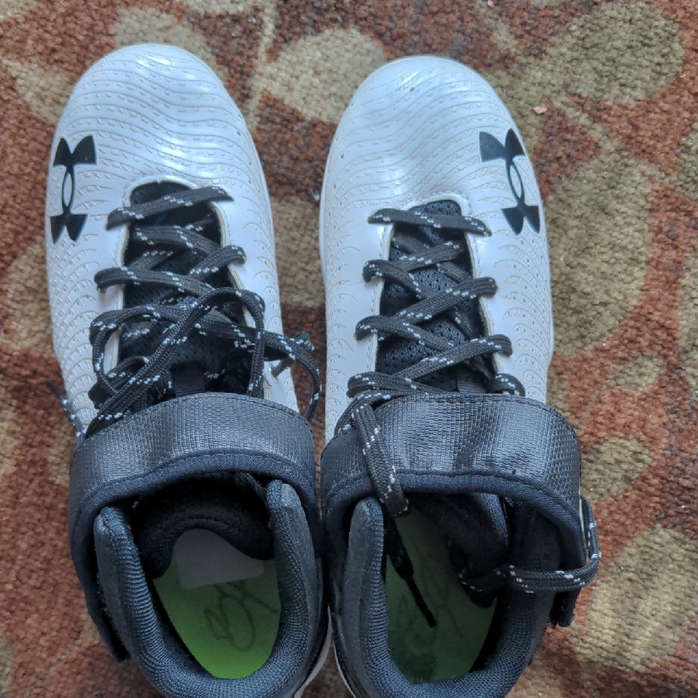 Under Armour Kids' Black and White Sneakers
